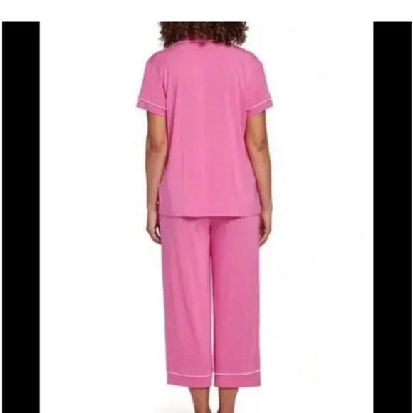 LOFT Pink Button-Down Pajama Set Like New! - Picture 5 of 8